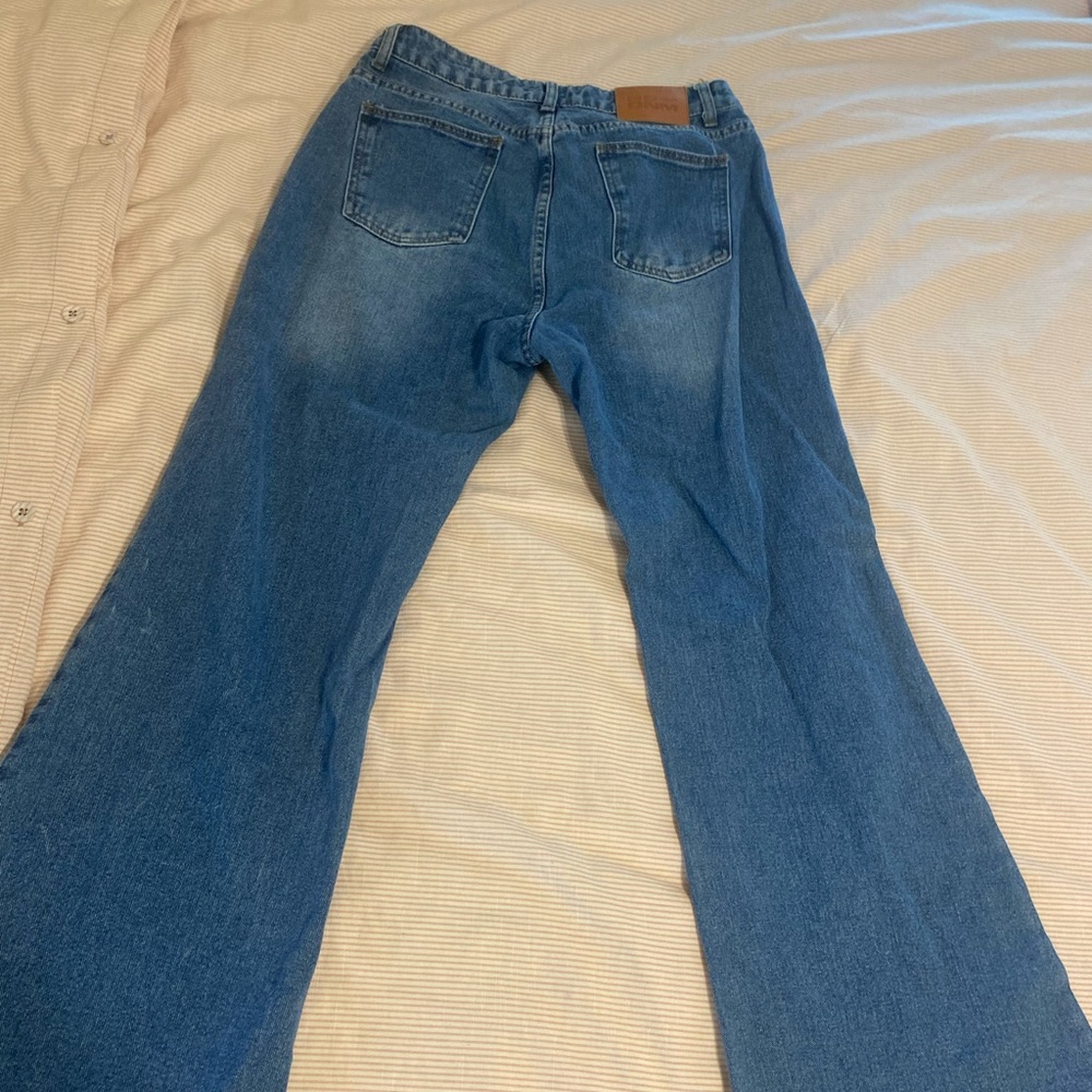 Princess Polly Flare Denim Jeans Gem